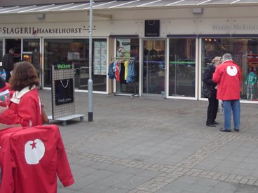 De SP op straat in Heusdenhout