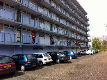 SP'ers aan het buurten in de buurt